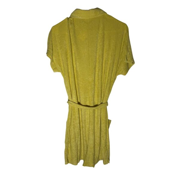 Andie The Button-Up Romper Women's Size S Yellow New With Tags! - Picture 5 of 5